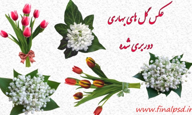 گل های بهاری png دوربری شده- عکس دسته گل png- دسته گل دوربری شده ...