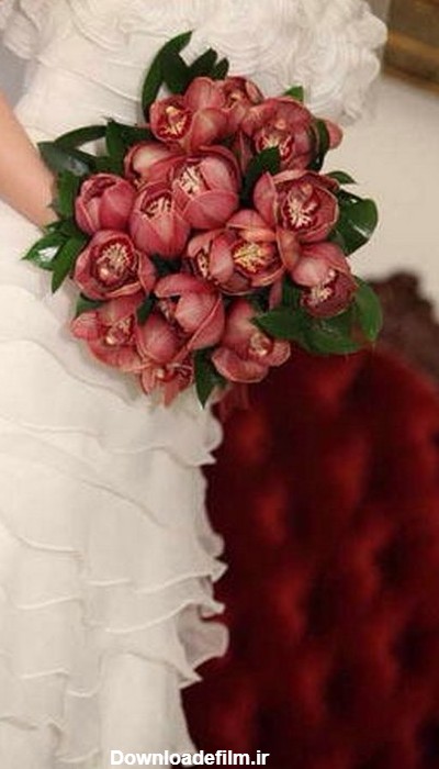 دسته گل عروس با گل های طبیعی - مجله تصویر زندگی