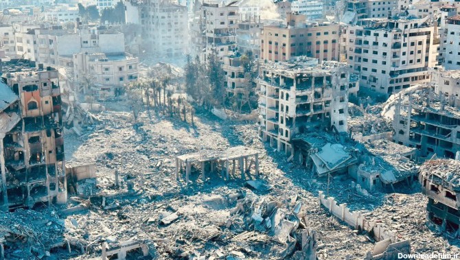 تصاویری هولناک از بمباران و تخریب کامل محله‌های مسکونی در غزه+ عکس
