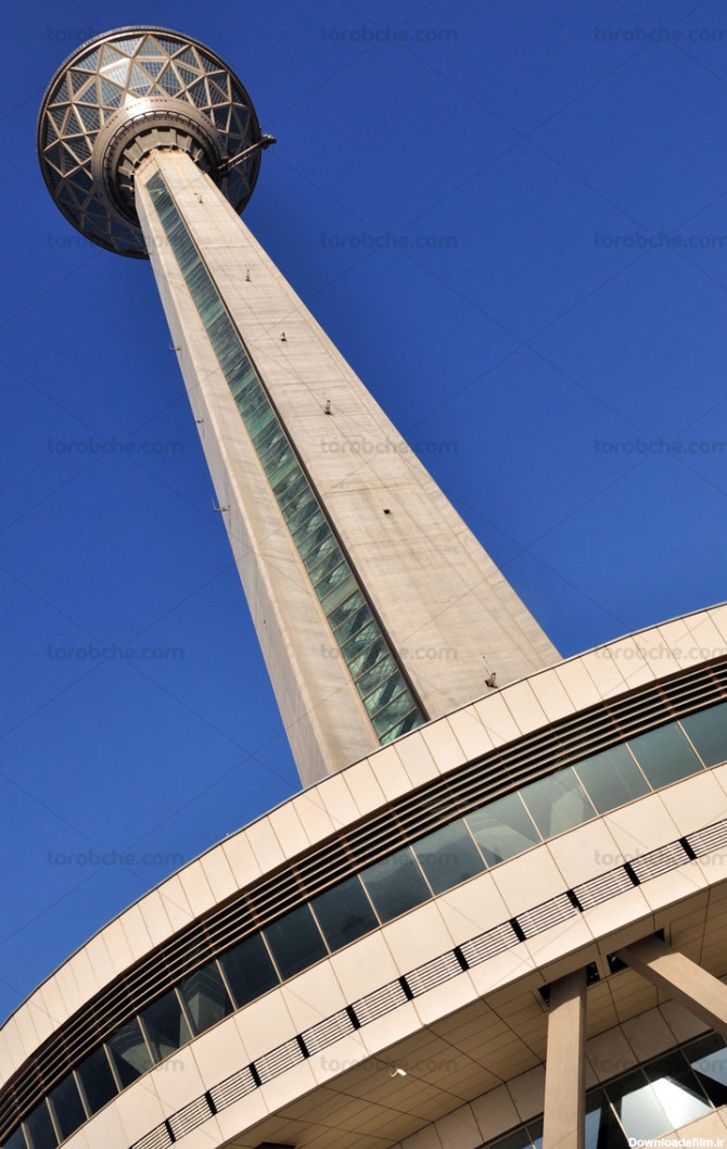 عکس برج میلاد تهران با کیفیت - گرافیک با طعم تربچه - طرح لایه باز