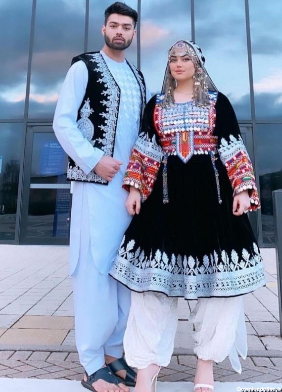 مدل لباس حریر افغانی