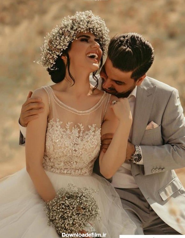 عکس عروس و داماد فانتزی
