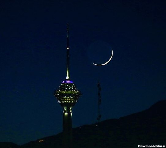 عکس هلال ماه رمضان