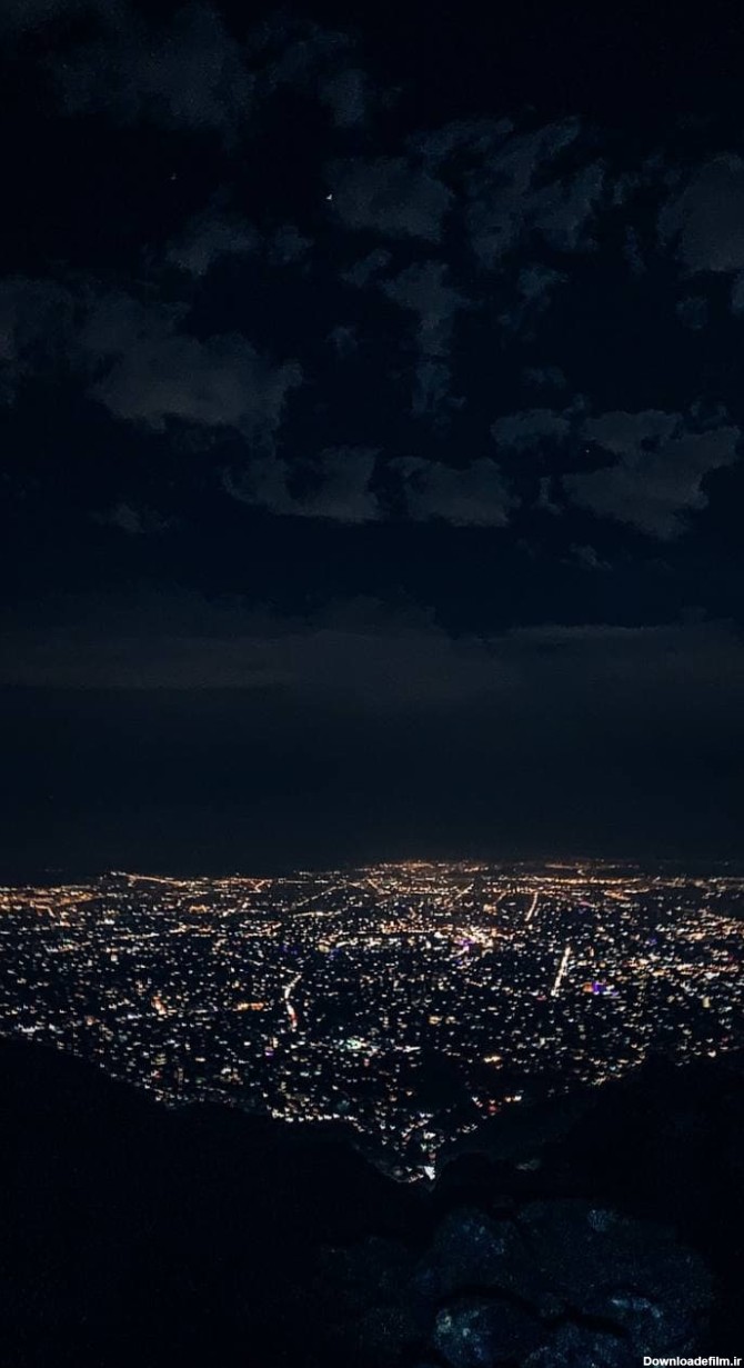 تصویری رویایی از تهران در شب - تابناک | TABNAK