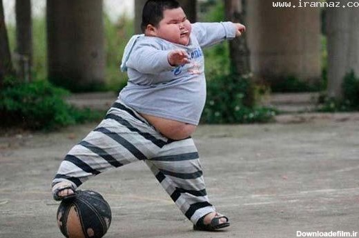 عکس هایی بامزه از چاق ترین کودک 4 ساله ی جهان ، www.irannaz.com