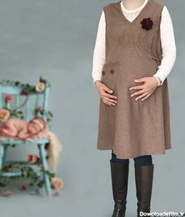 عکس لباس زمستانی بارداری