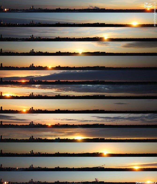 مشرق نیوز - طلوع خورشید از نقاط مختلف به روایت تصویر