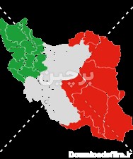 دانلود وکتور رنگی نقشه ایران | برچسب محصولات | بُرچین – تصاویر ...