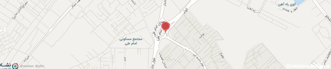 میدان امام علی یزد - نقشه نشان