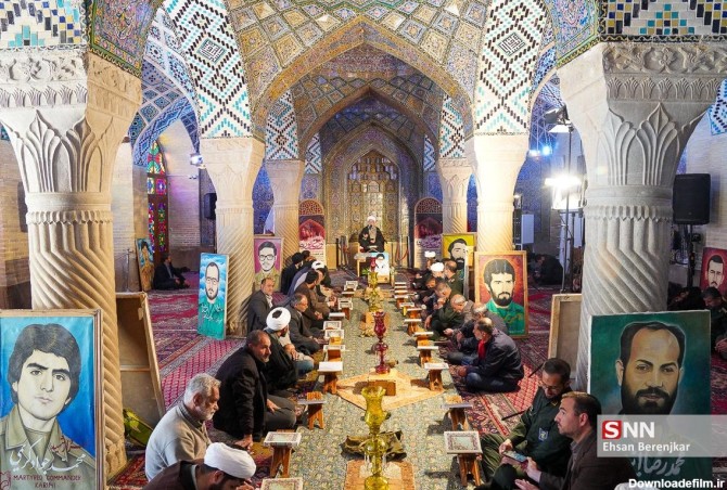 عکس/ محفل انس با قرآن کریم در مسجد نصیرالملک شیراز