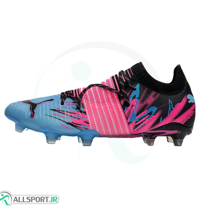 کفش فوتبال پوما فیوچر طرح اصلی Puma Future Z 1.1 FG AG Blue Pink Black