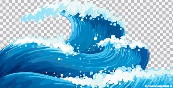 تصویر PNG امواج خروشان دریا | فری پیک ایرانی | پیک فری | وکتور ...