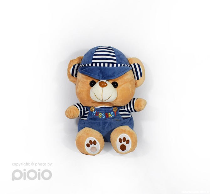 مشخصات و خرید عروسک خرس مخملی لباس دار | فروشگاه اینترنتی پیویو