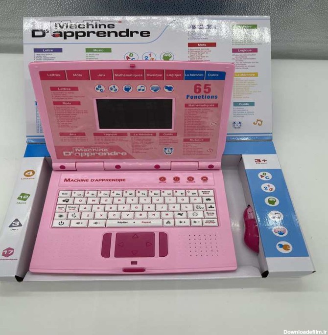 لپ تاپ اسباب بازی دخترانه؛ یادگیری راحت زبان برای سنین 3 به بالا ...