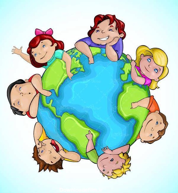 نقاشی کره زمین برای کودکان با طرح های ساده و زیبا