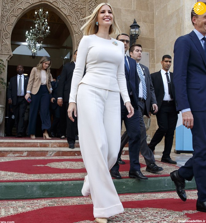 فرارو | (تصاویر) حاشیه‌هایی از سفر دختر رئیس جمهور آمریکا به مراکش