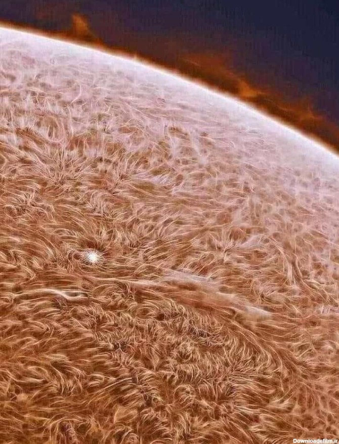 واضح‌ترین عکس تاریخ از خورشید
