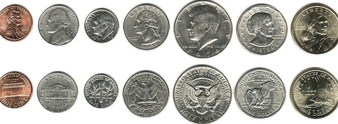 پول کشور امریکا - سکه های در گردش امریکا