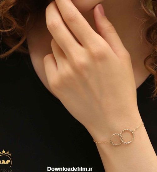 مدل دستبند طلا ظریف دخترانه و شیک + دستبند طلا ظریف توپی