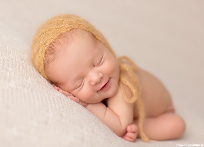 زیباترین لبخند های نوزادان در خواب - مهین فال