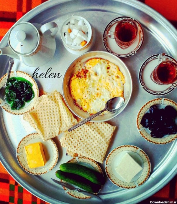 مجموعه عکس صبحانه ایرانی سنتی (جدید)