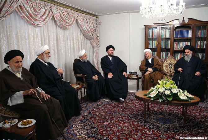حضور مسئولان نظام در منزل حسن روحانی (عکس)
