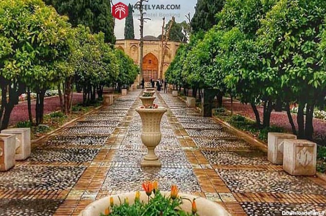 از در ورود تا در خروج باغ جهان نما شیراز + آدرس
