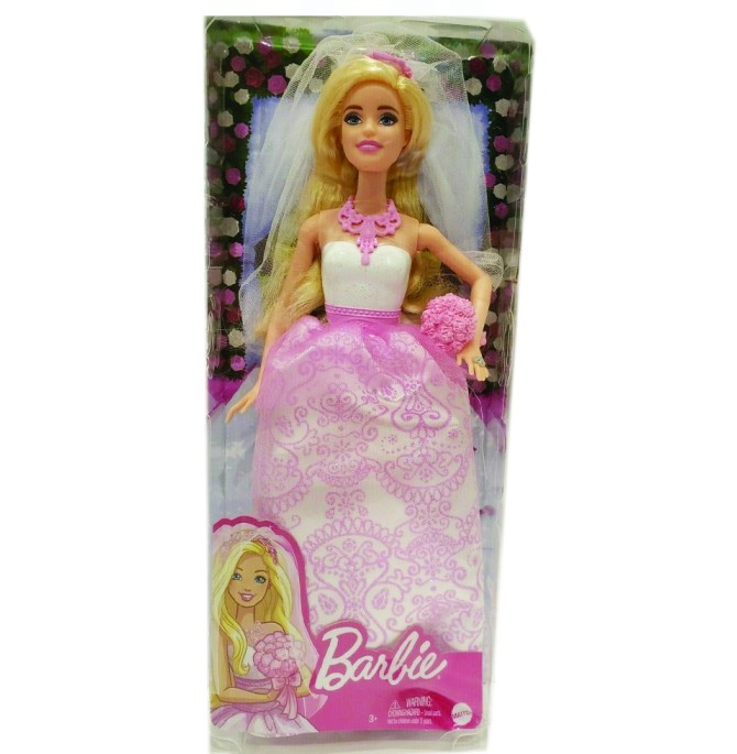 باربی با لباس عروس Barbie CFF37