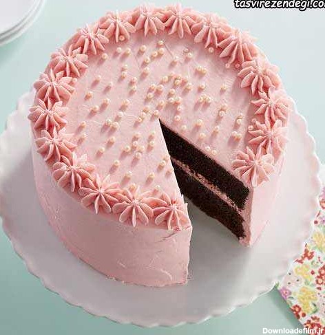 تزیین کیک با ماسوره | 107 عکس زیبا از مدل تزئین کیک با خامه • مجله ...
