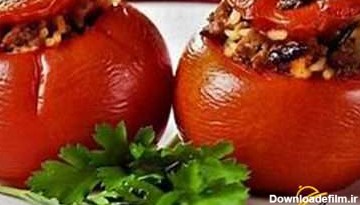 دستور تهیه دلمه گوجه فرنگی سرد برای 4 نفر