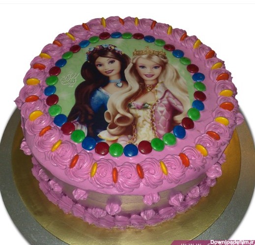 کیک تولد دخترانه - کیک باربی های خواهر | کیک آف