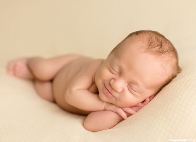 زیباترین لبخند های نوزادان در خواب