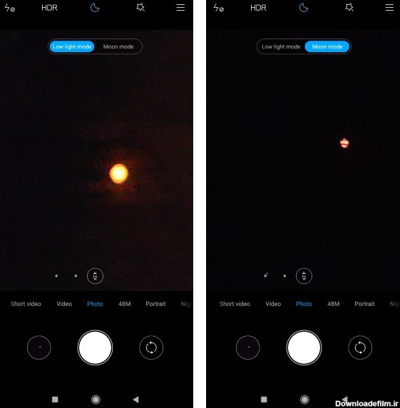 آموزش عکاسی از ماه Moon modeدر گوشیهای شیائومی