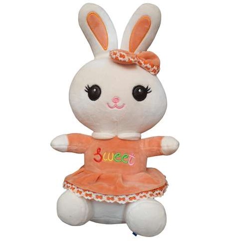 قیمت و خرید عروسک مدل خرگوش چشم چرمی نانو ارتفاع 40 سانتی‌متر