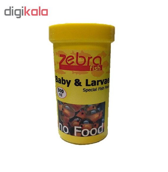 قیمت و خرید غذای ماهی زبرا مدل baby Larvae حجم 500 میلی لیتر