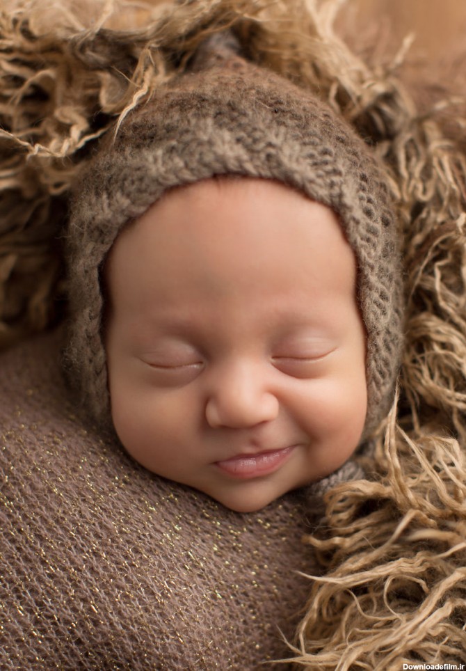 زیباترین لبخند های نوزادان در خواب