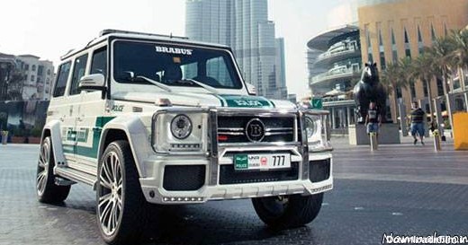 لوکس ترین خودروهای دنیا برای پلیس دبی + تصاویر