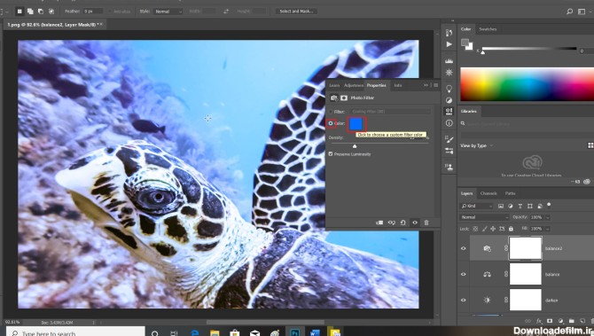 آموزش ادیت رنگ عکس در فتوشاپ + افزایش وضوح تصویر در فتوشاپ