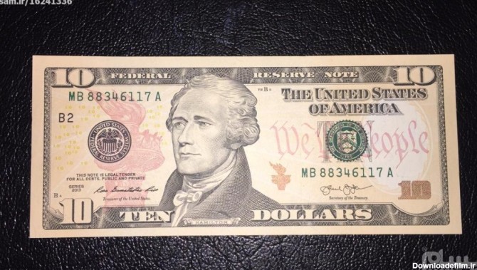 اسکناس 10 دلاری آمریکا 2013