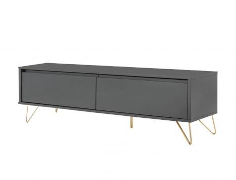 میز تلویزیون پایه فلزی طلایی عرض 120 مدل TF 152