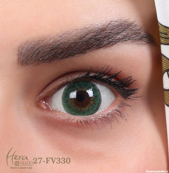 قیمت و خرید لنز چشم گریس هرا شماره 27 رنگ سبز عسلی