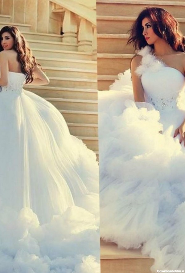 عکس زیبا ترین لباس عروس جهان