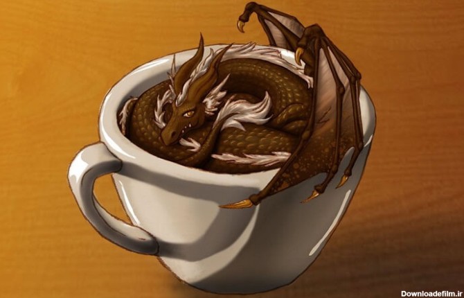تعبیر اژدها در فال قهوه | معنی شکل اژدها در فال قهوه چیست؟