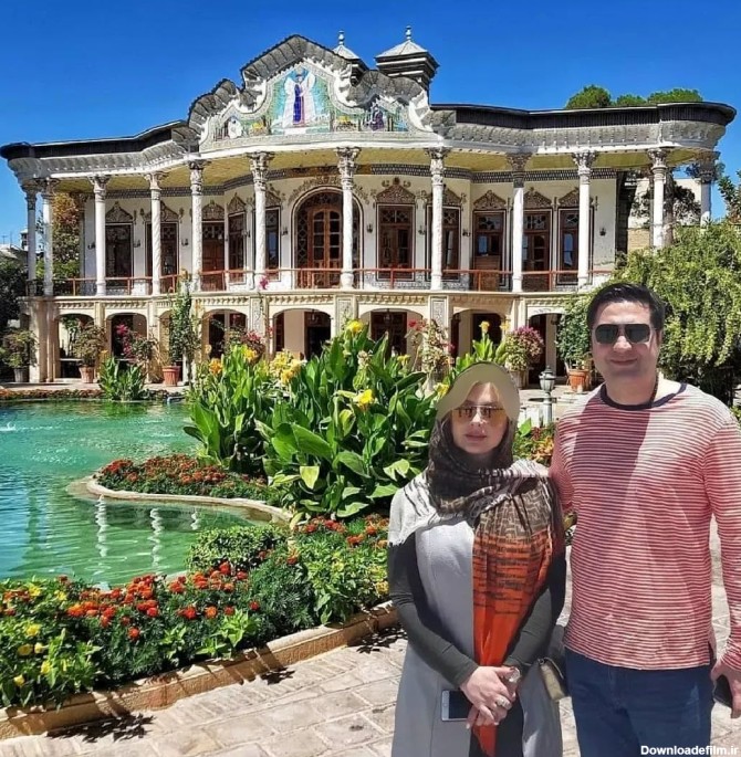 خوش گذرانی نیوشا ضیغمی و همسرش در مکانی خاص/ عکس