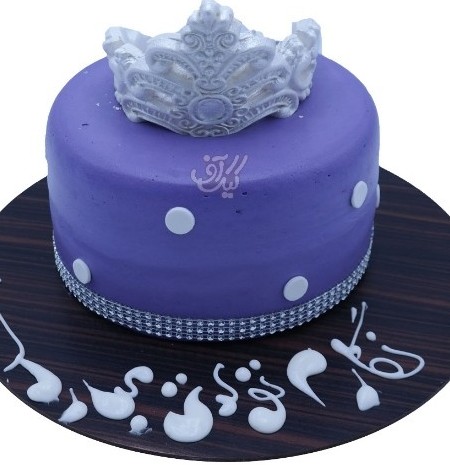 کیک تولد زیبا دخترانه - کیک یاسمن تاج | کیک آف