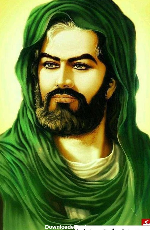 عکس نقاشی صورت امام حسین ❤️ [ بهترین تصاویر ]