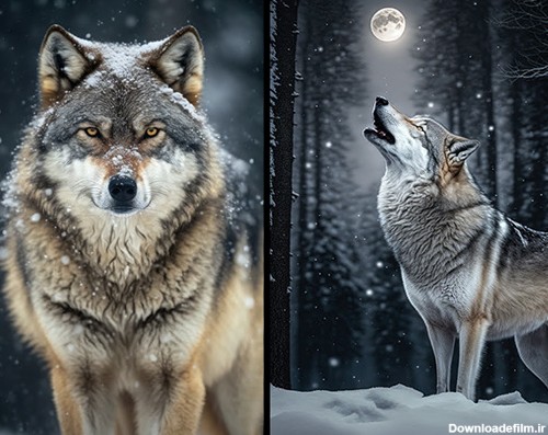عکس گرگ🐺دانلود بهترین عکسهای گرگ وحشی با کیفیت 4k