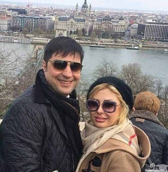 نیوشا ضیغمی و همسرش در خارج از کشور