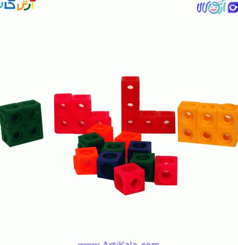 تصویر مکعب های ریاضی چینه 90 قطعه | آوای باران