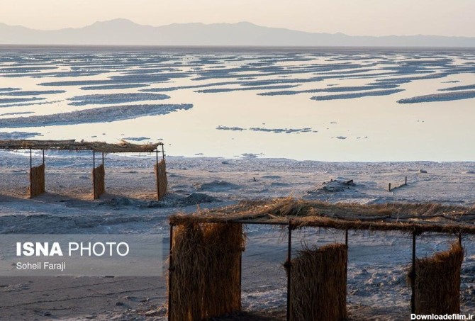 جدیدترین تصاویر از دریاچه ارومیه (عکس)